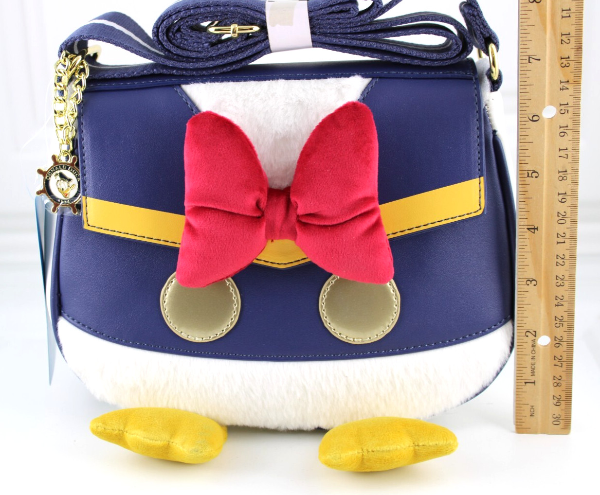 Disney Donald Duck Figural Crossbody Bag Her Universe Faux Leather New 2024