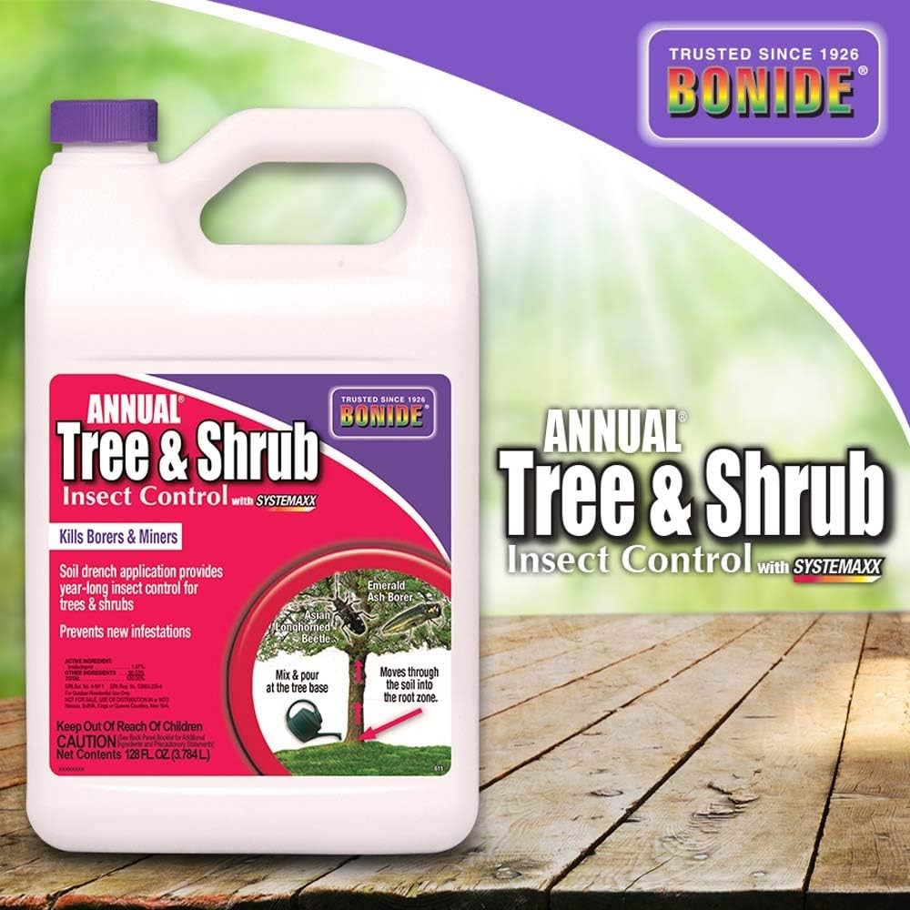 Bonide Annual Tree & Shrub Insect Control with Systemaxx, 128 oz...