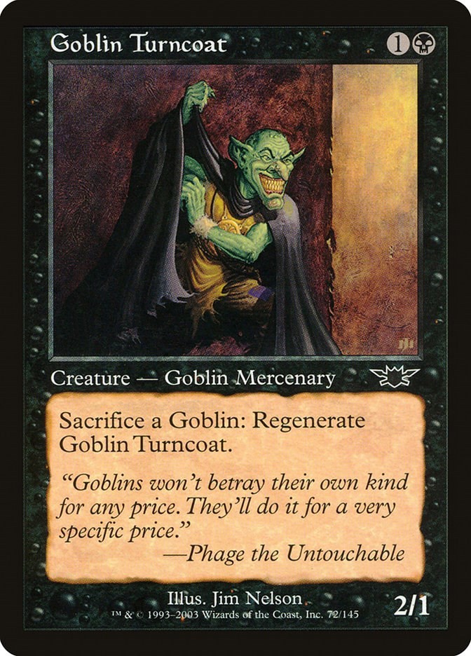 Goblin Turncoat Legions 72 MTG MP