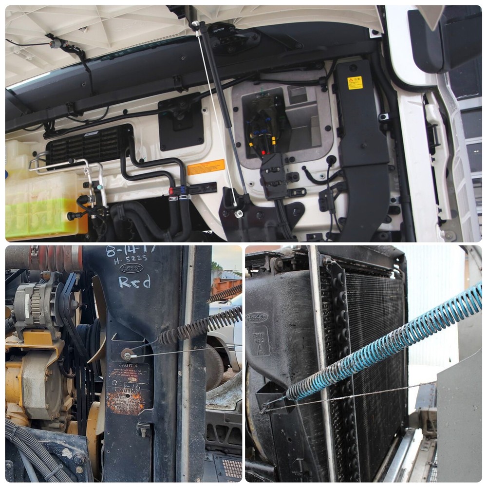 2x Hood Release Latch Control Restraint Cable Replacement for Peterbilt 924-5402
