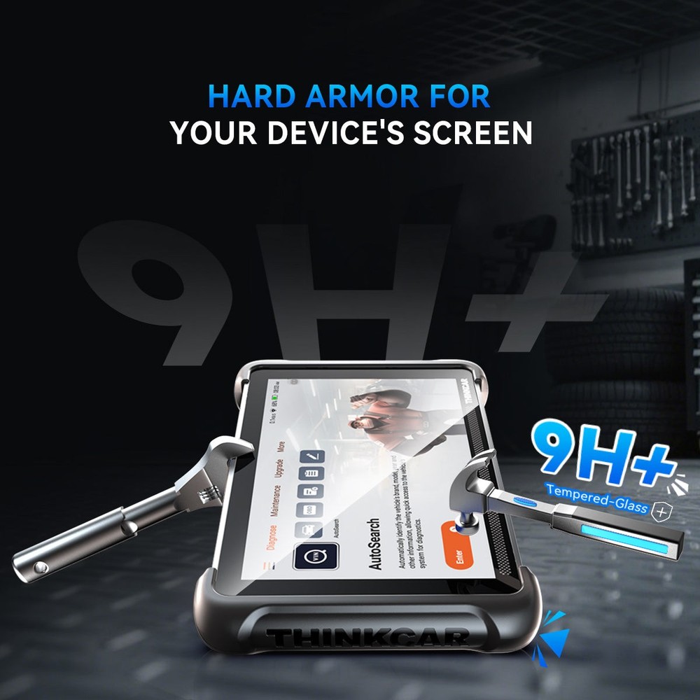 ThinkScan 689BT Car System Diagnostic Scanner ECU Coding 34+Resets W/ Protector