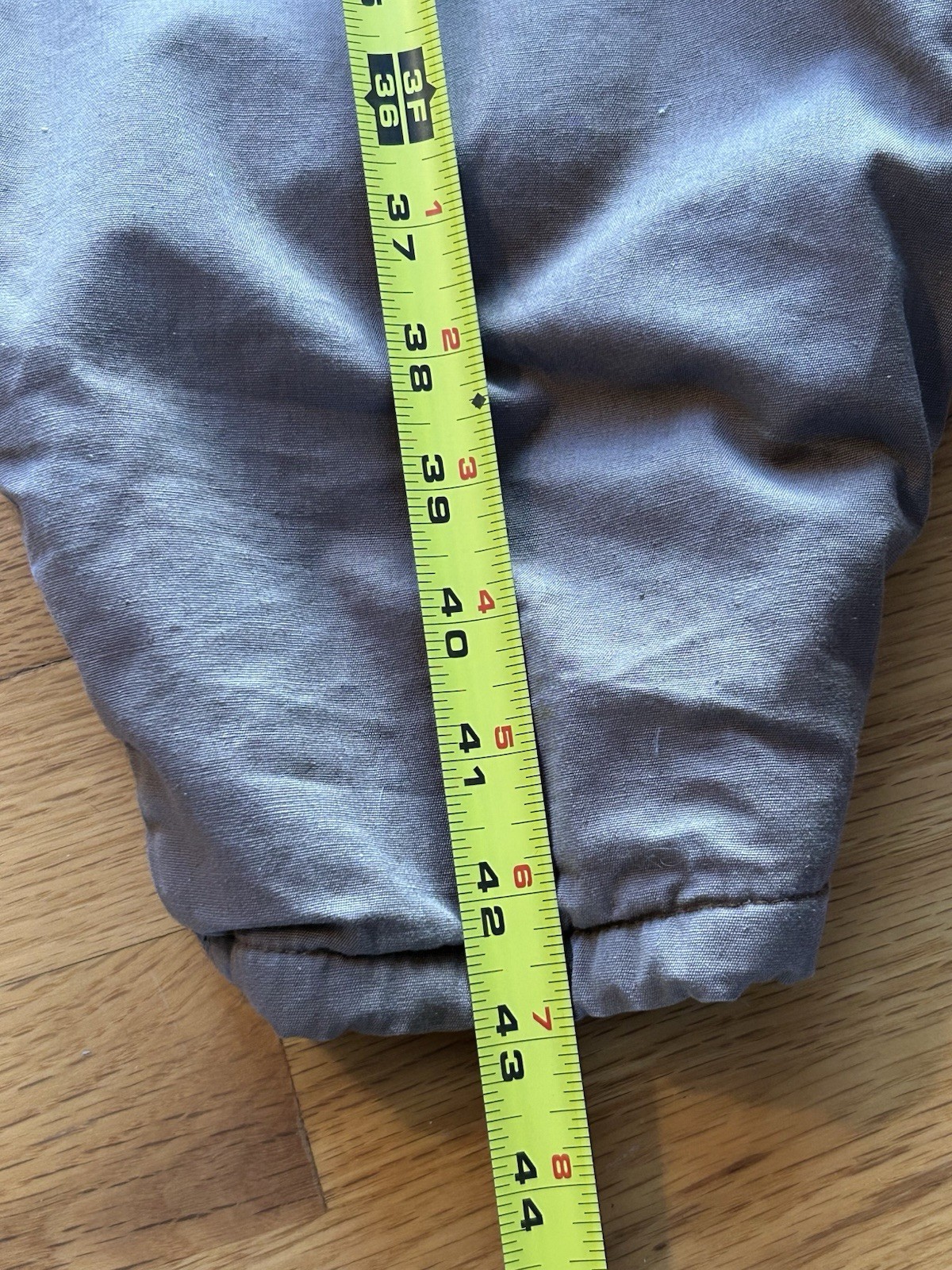 Vintage Goose Down Quilted Winter Snow Hunting Canvas Pants Leggings SZ 42