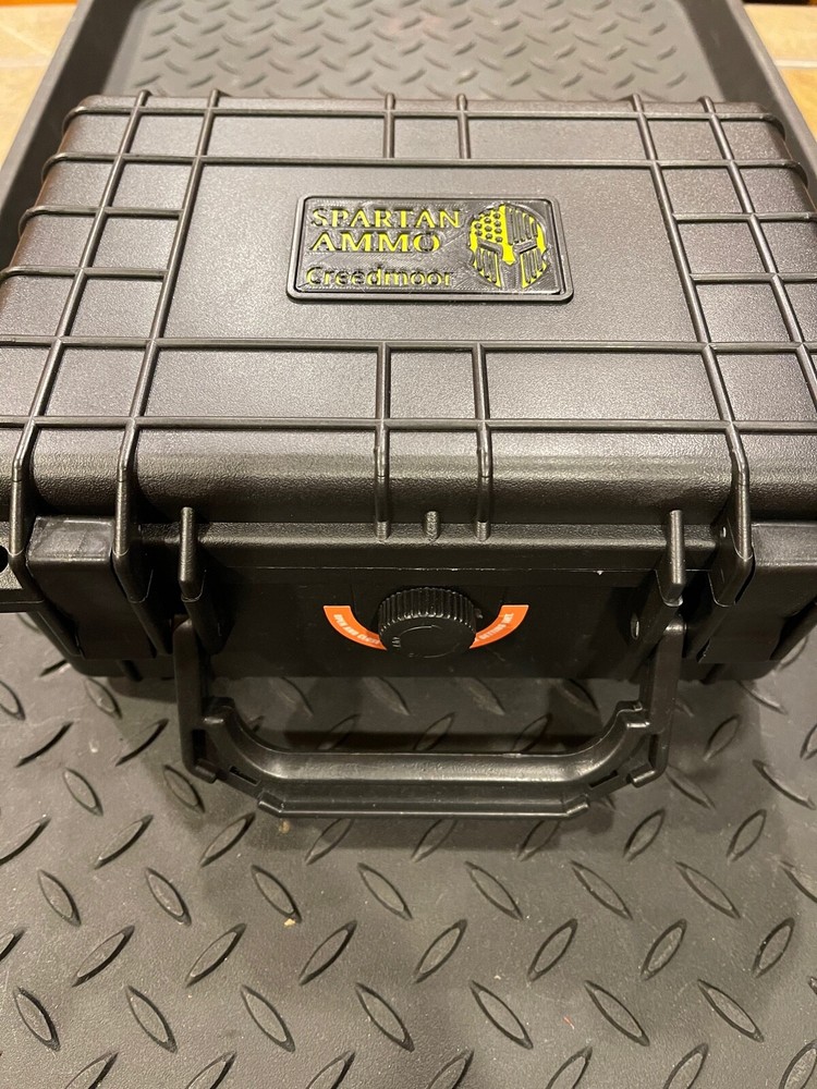 7 PRC Cartridge Spartan Ammo Box Case Waterproof Lockable Vented