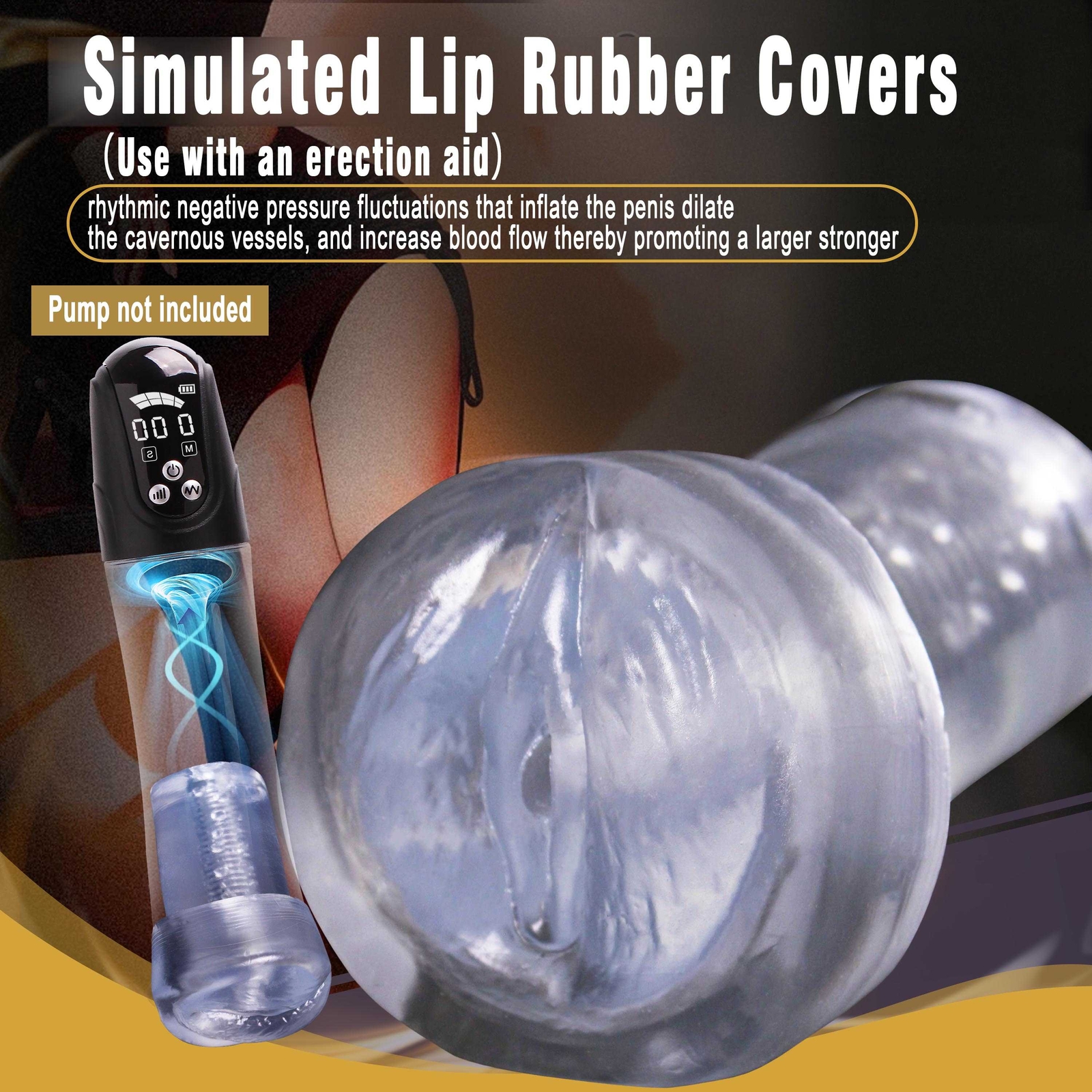 Penis-Pump-Vacuum Seals-Silicone-Rubber-PenisPump Sleeve Universal Donut Sleeves