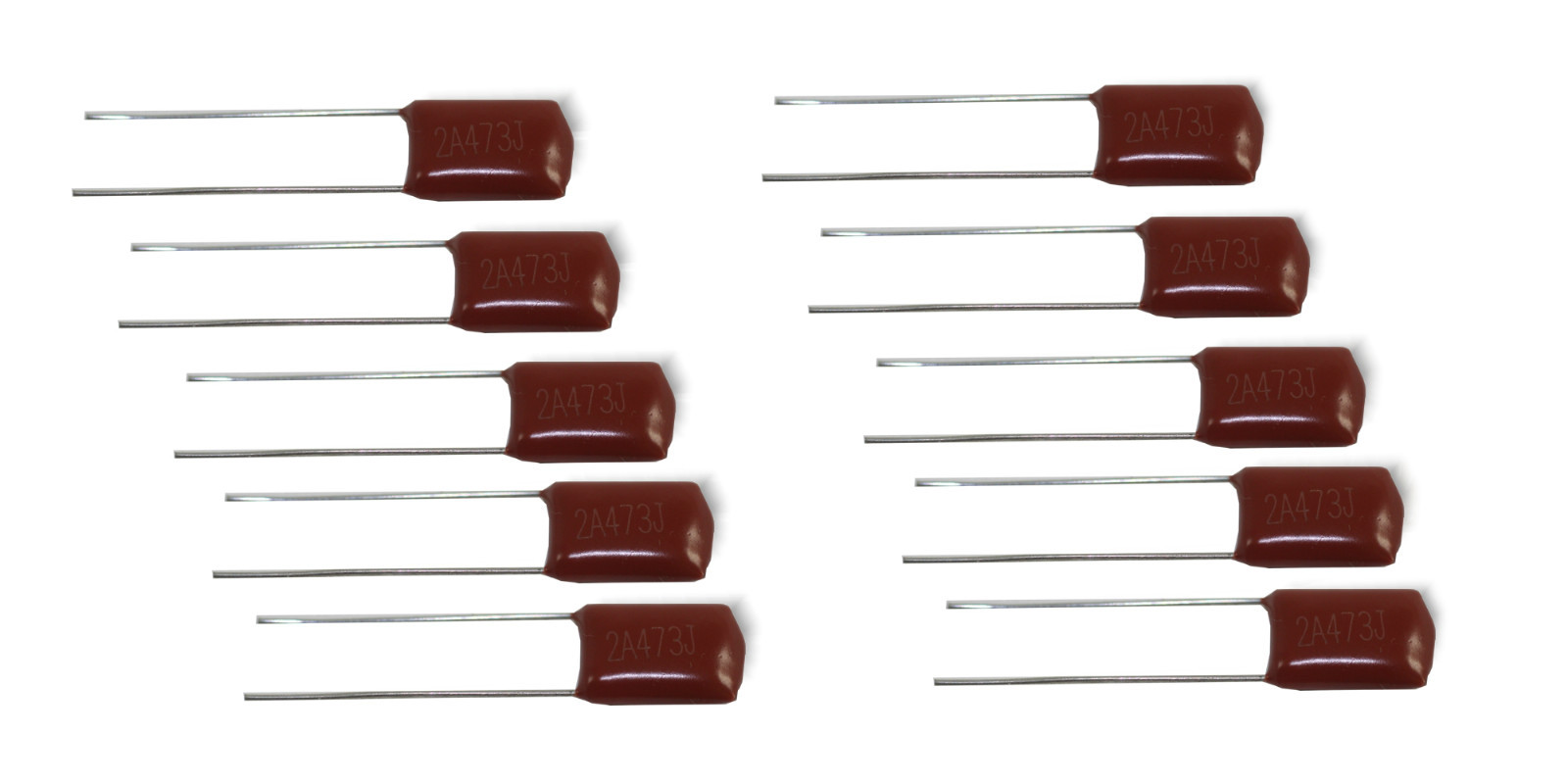 Capacitor Poly Mylar Film .047uF 100V 10 pack Bitterroot 081952BN-10P