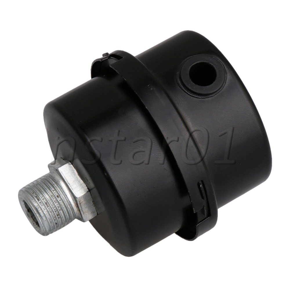 3/8PT 1.6 cm Air Compressor Intake Filter Black