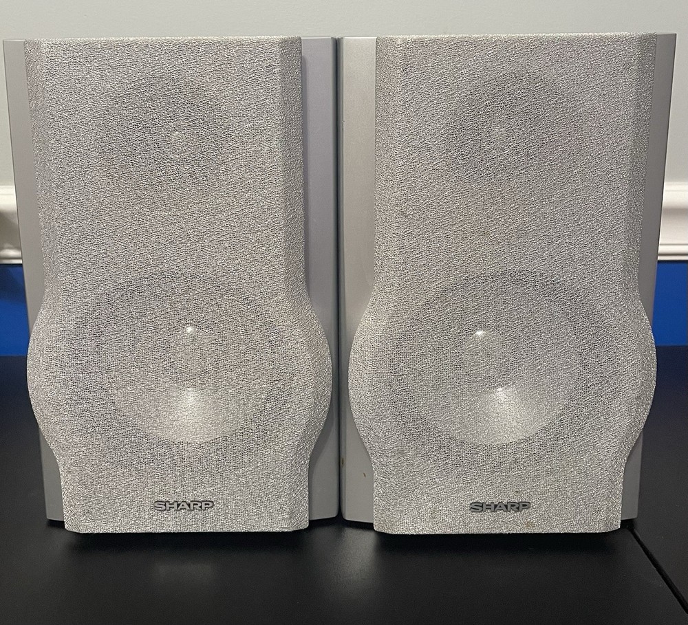 Sharp Bookshelf Speakers Model CP-HP515 Very Good Working Condition 2 Way