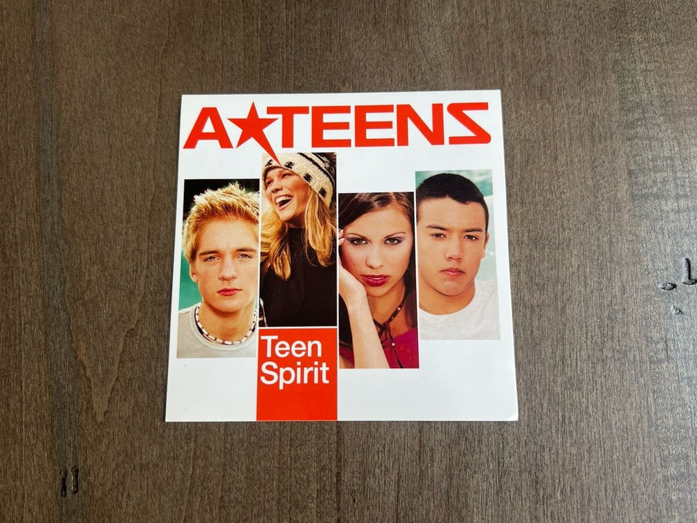 A-Teens Teen Spirit Promotional Sticker 2001, Dhani, Marie, Sara & Amit, ATeens