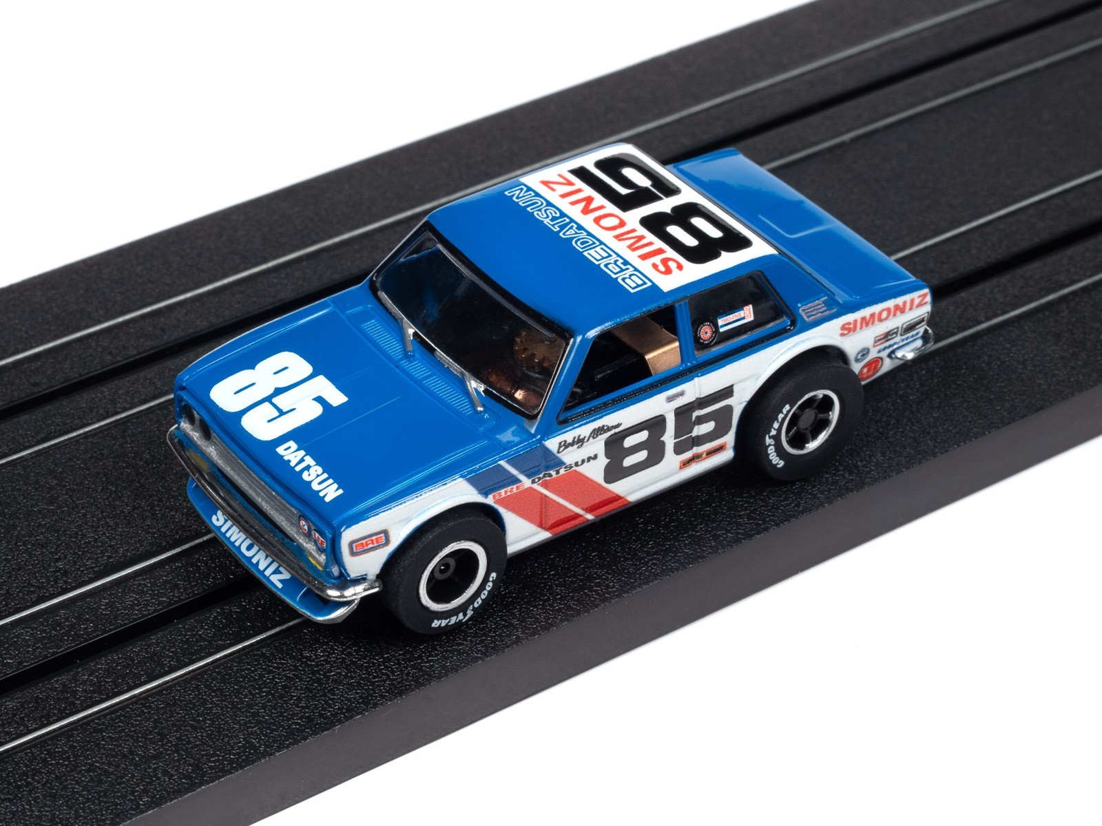 Auto World 1972 BRE Datsun 510 #85 HO Scale Slot Car SC404