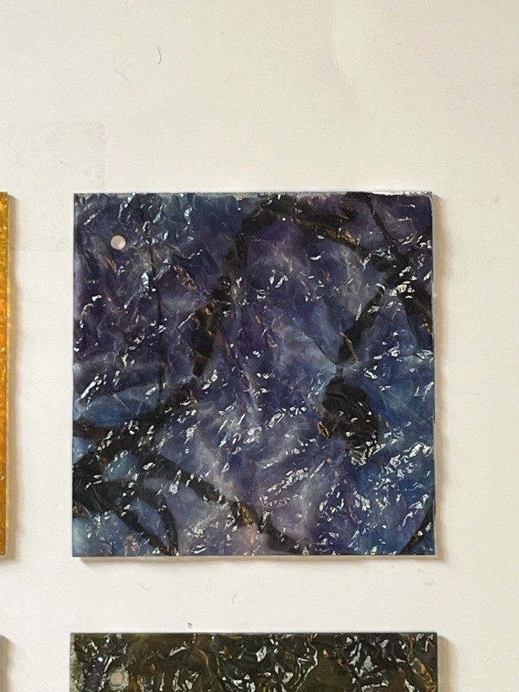 (4) VTG 1965 - 1968 K-Lux Decorative Acrylic Panel Samples