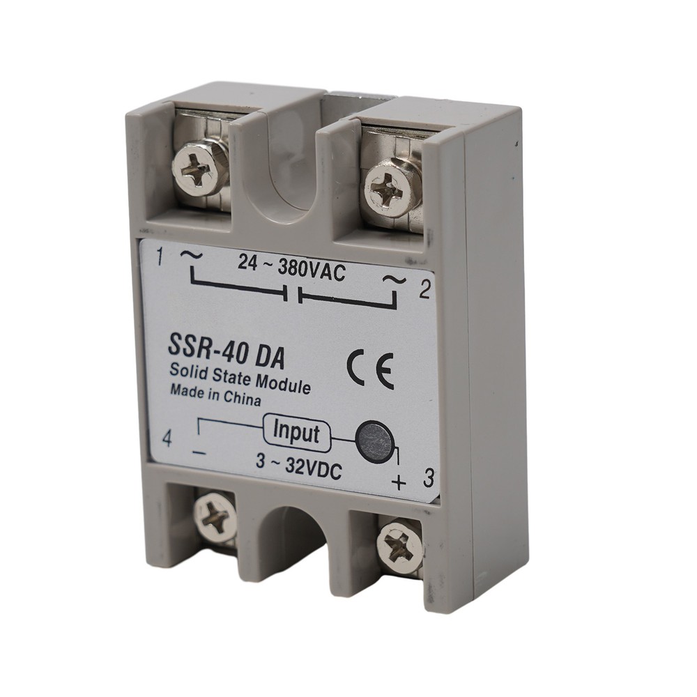 Solid State Relay Module 3-32V DC To 24-380V AC 40A Accessory Assembly