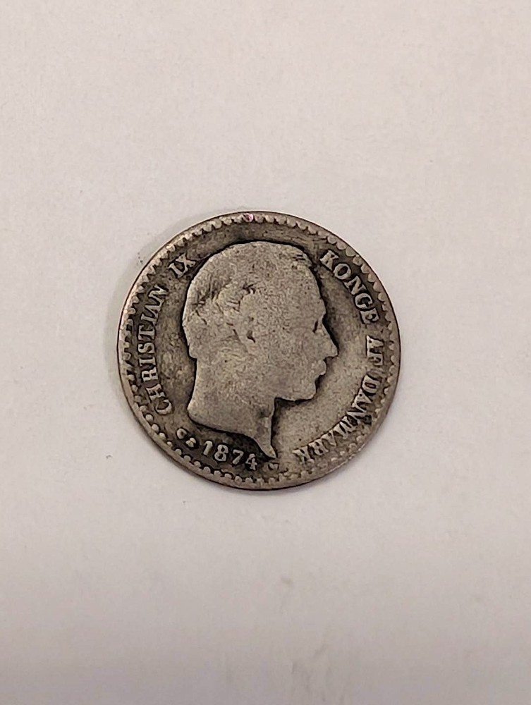 1874 - 10 ORE - DENMARK - B 32