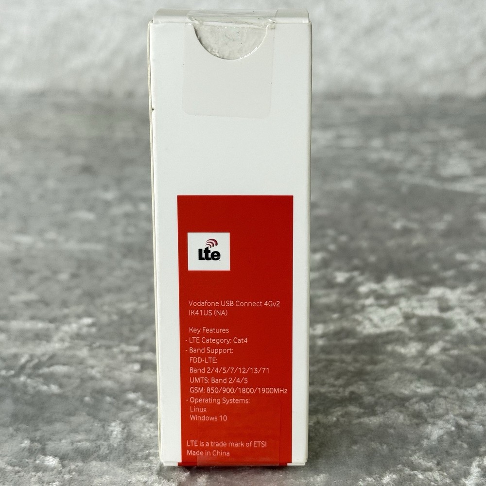 Vodafone USB Connect 4G V2 IK41US LTE Modem Data Stick M2M Linux Win10