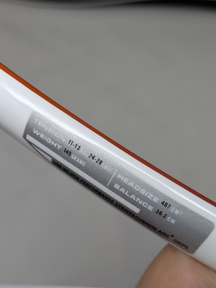 Wilson nStrike nCode Squash Racquet 145g-Great Shape!