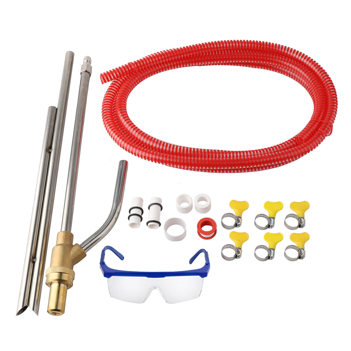 Pressure Washer Sandblasting Kit, Wet Sandblaster Attachment, 5000 PSI, 1/4 Inch