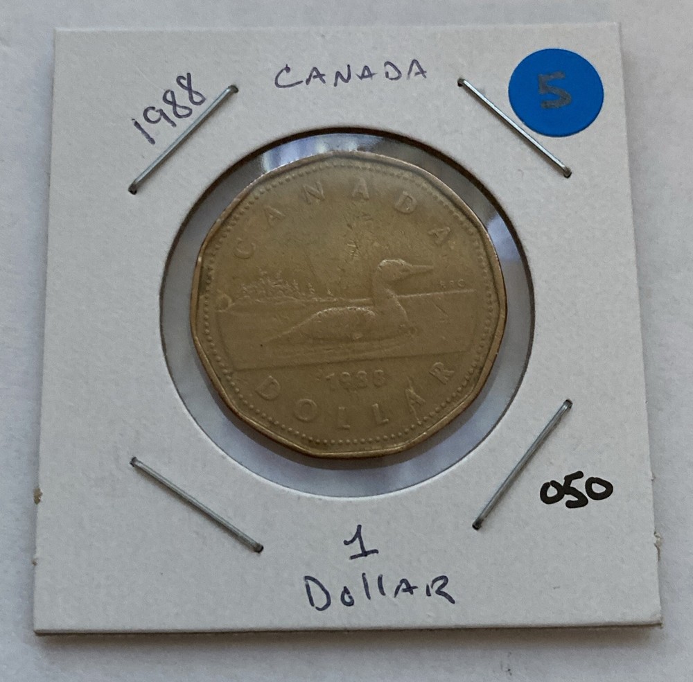 1988 Canada 1 Dollar Coin