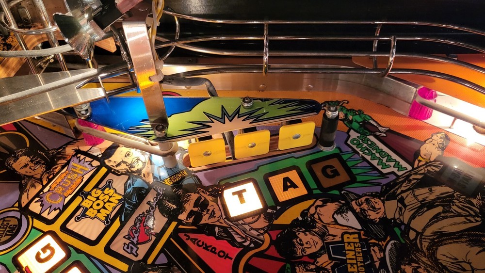 WWF / WWE ROYAL RUMBLE PINBALL MACHINE (NICE!) - DATA EAST