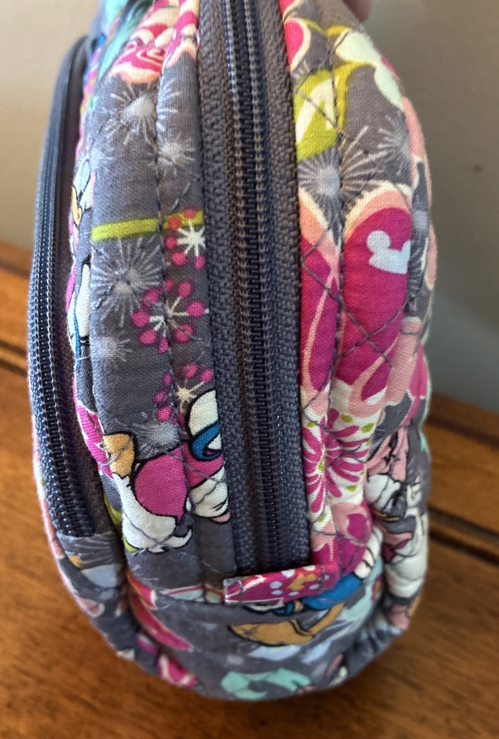 Vera Bradley Disney Mickey Mouse Cosmetics Bag NWOT