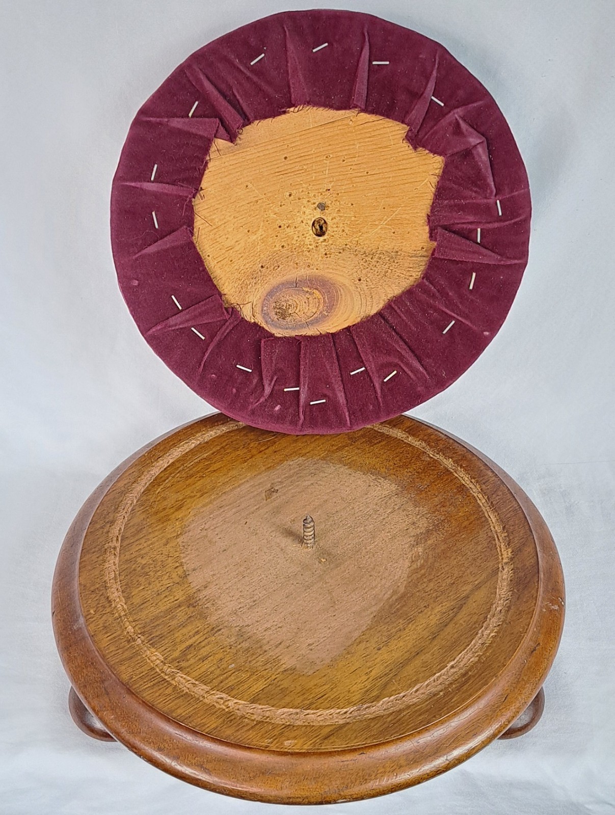 Antique Victorian Footstool Beaded Floral Needlework Tapestry Upholstery Ottoman