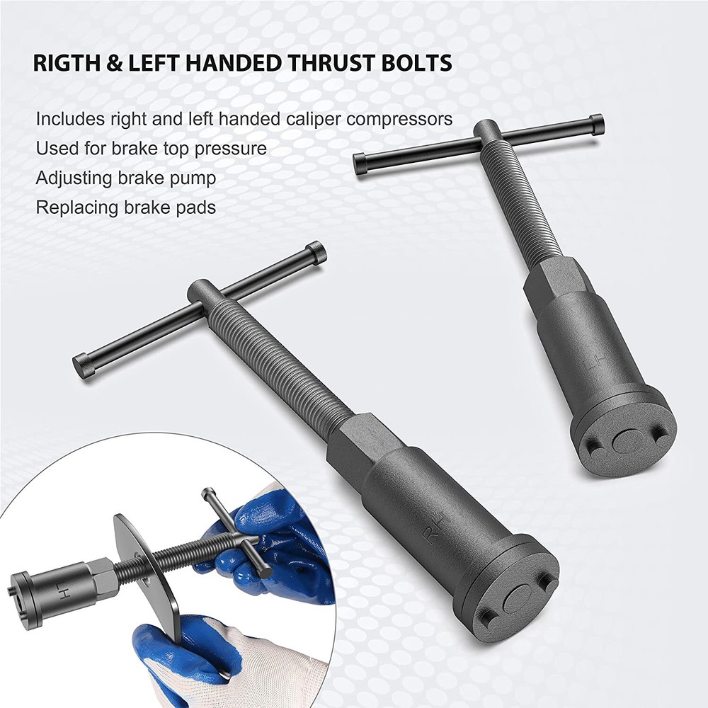 Universal Disc Brake Caliper Brake Piston Wind Back Rewind Hand Tools Total 27PC