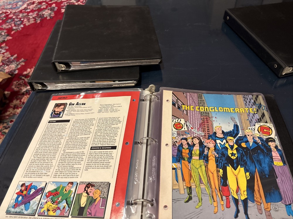 Comic Book Bio Binder