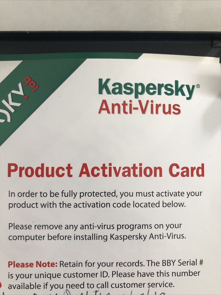 KASPERSKEY Lab Anti-Virus Protection PC⭐️Computer Security Software