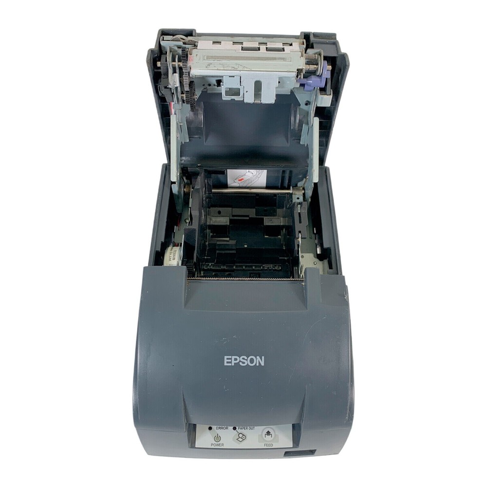 Epson TM-U220B Dot Matrix POS Receipt Printer Serial with AC Adapter TESTED