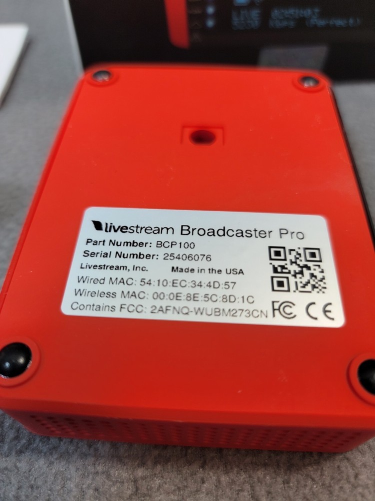 Livestream Broadcaster Pro New-Used Once