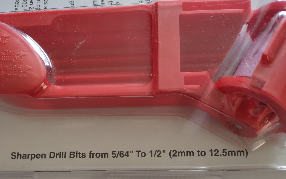 Drill Master Drill Bit Sharpener with Built-In Guide: 5/64" to 1/2" New