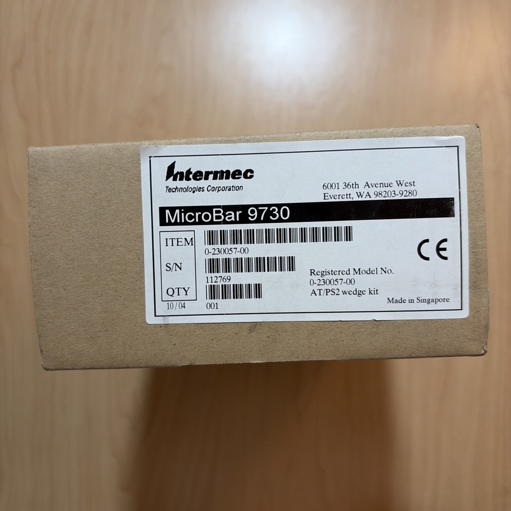 Intermec MicroBar 9730 Decoder Wedge Kit NEW Complete 0-230057-00