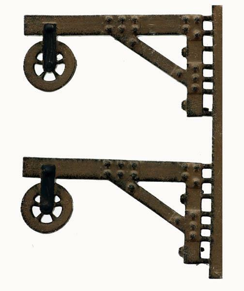 O scale Building Loading HOIST 2 pack Great for Loading Docks, Comes Finished