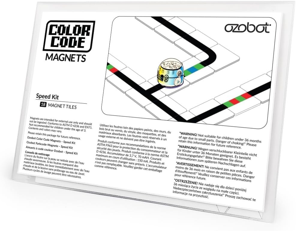 Color Code Magnets Speed Kit, Interactive Coding Learning Tool for Kids Ages ...