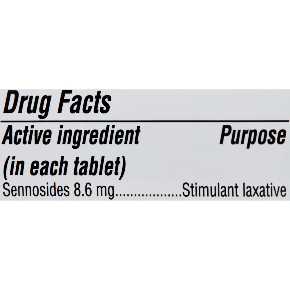 Equate Natural Vegetable Laxative Sennosides Tablets - 100 Count
