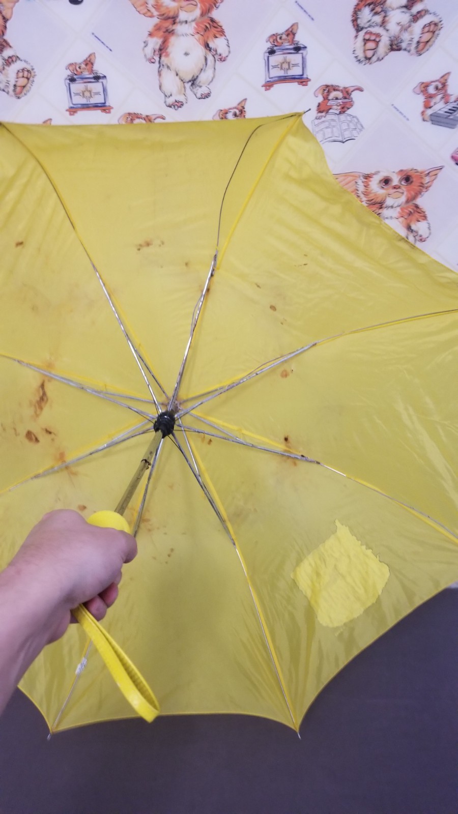 Rare 1992 Walt Disney World Splash Mountain Grand Opening Press Event Umbrella