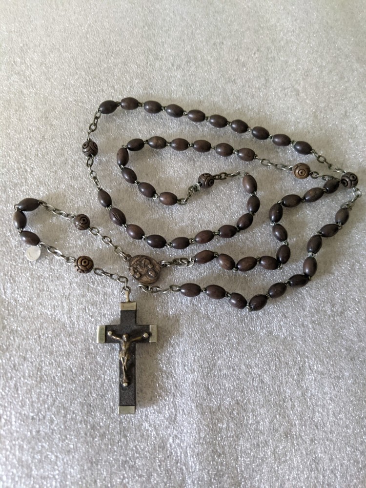 France Indecrochable Rosary Crucifix Catholic Prayer Beads
