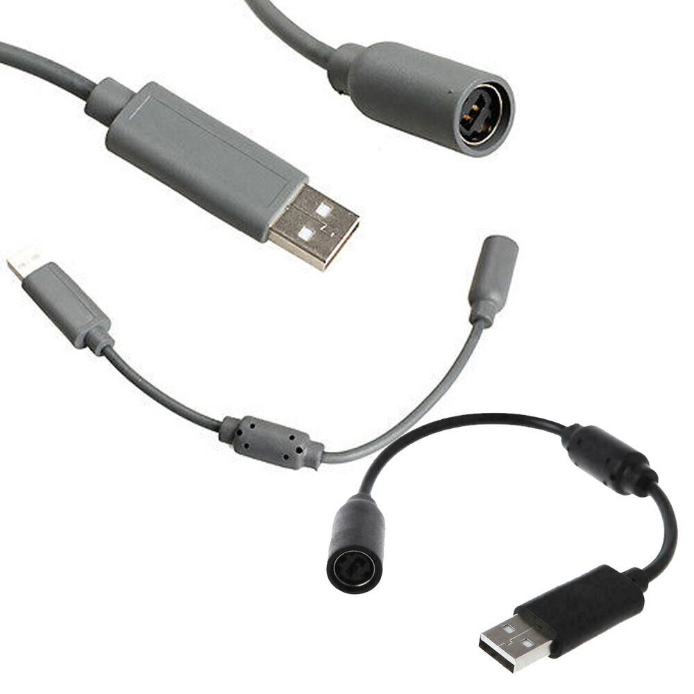 Dongle USB Breakaway Adapter Cable Replacement for Xbox 360 Wired Controllers