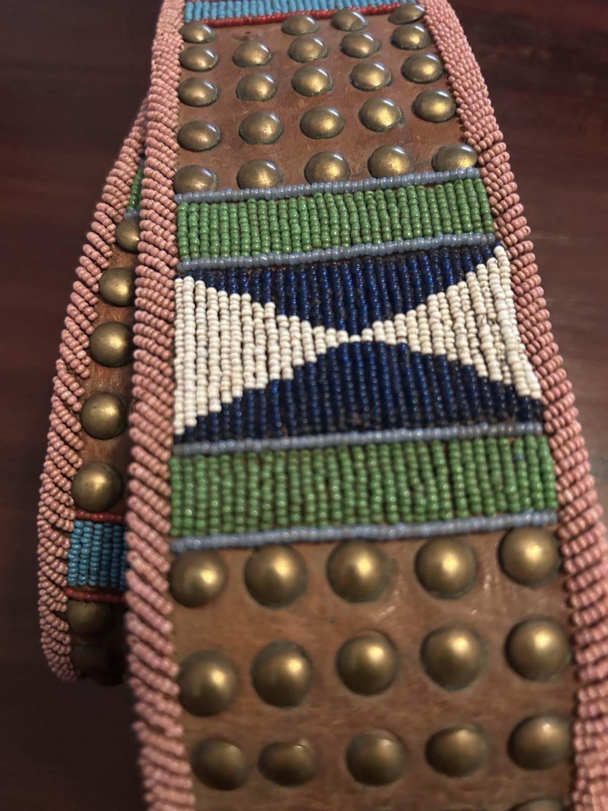 1890s. Northern Plains Beaded Belt