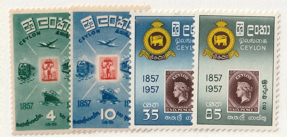 Ceylon      334 - 337        MNH OG