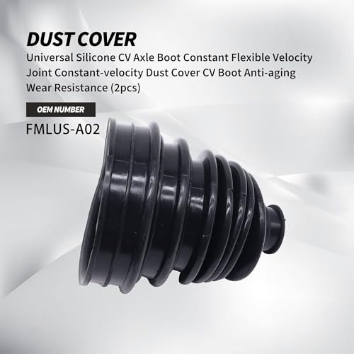 2PCS CV Boot, Waterproof & Dustproof CV Axle Universal Silicone CV Axle Boot
