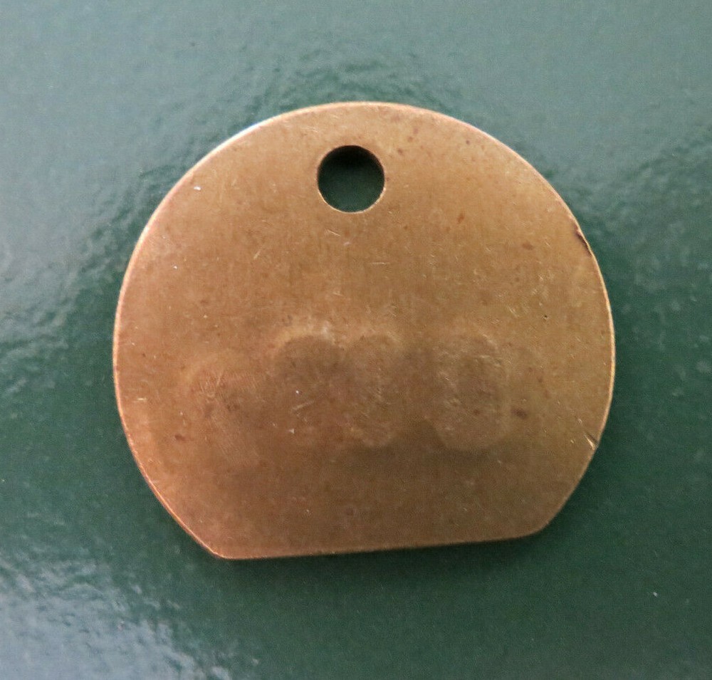 HATFIELD Colliery Pit Check Tally - marked HATFIELD 2117