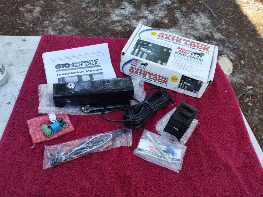 Mighty Mule Automatic Gate Lock for E-Z Gate And GTO/PRO NEW READ DESCRIPTION