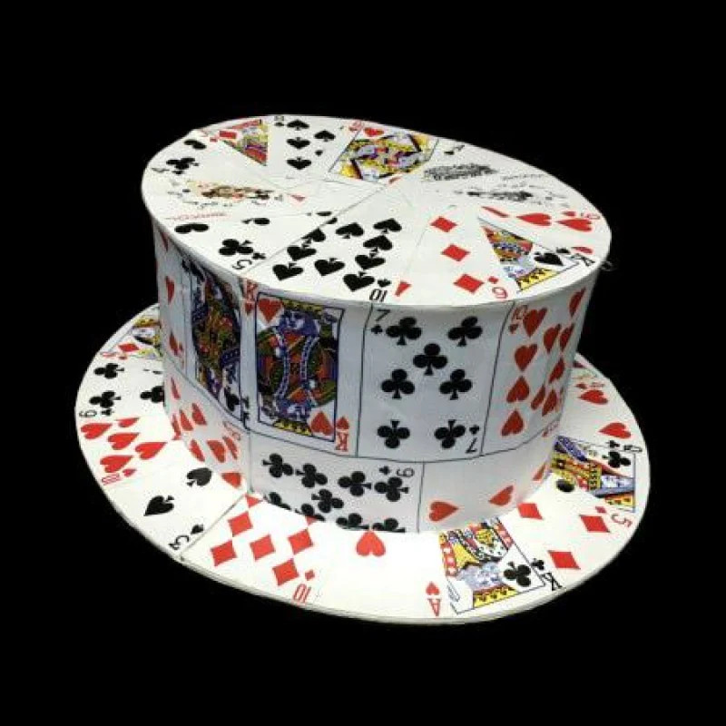 PLAYING CARDS TOP HAT - Magic & Party Tricks