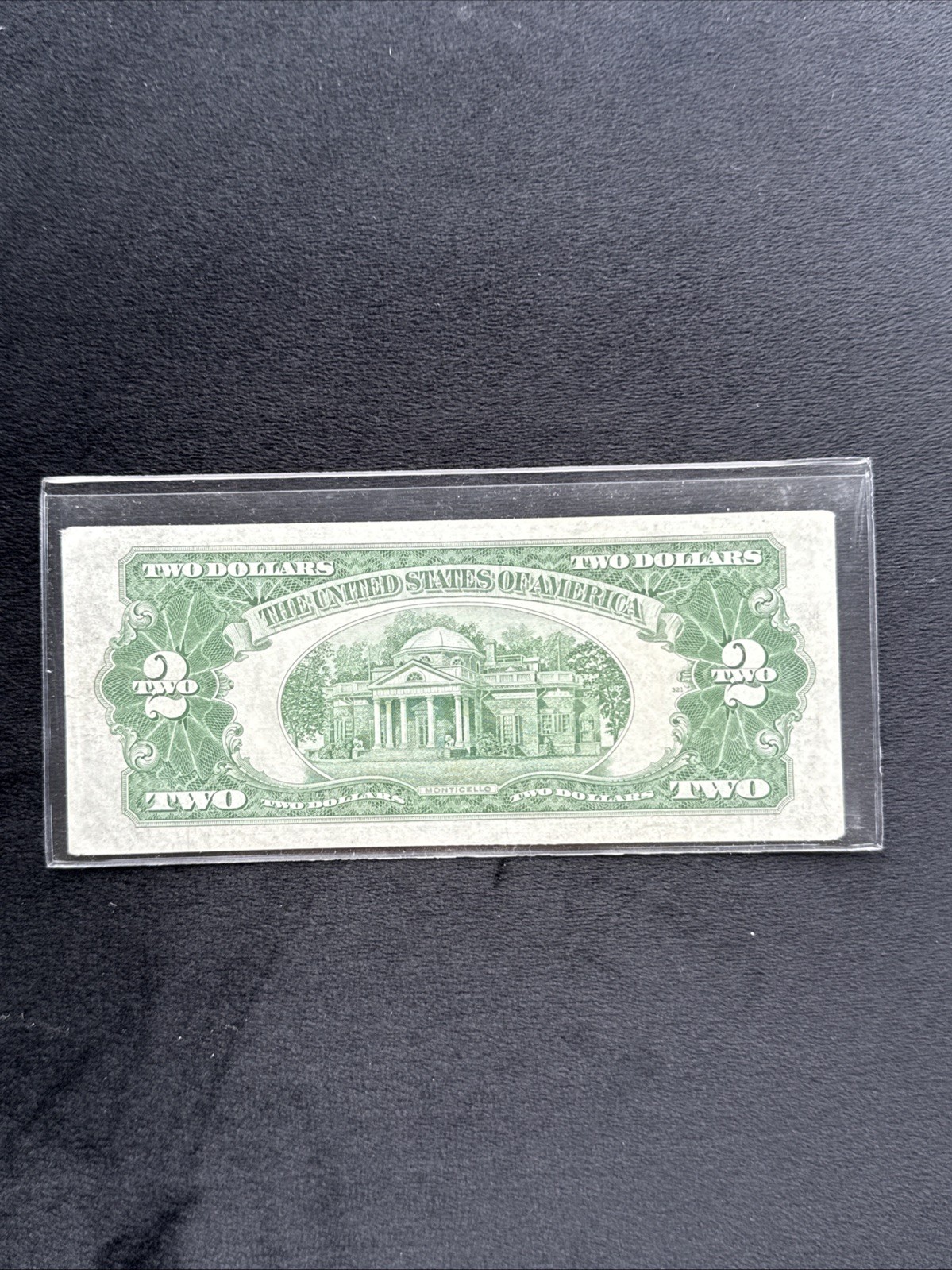 1928 G $2 Dollar Bill Yellow / Seal Note