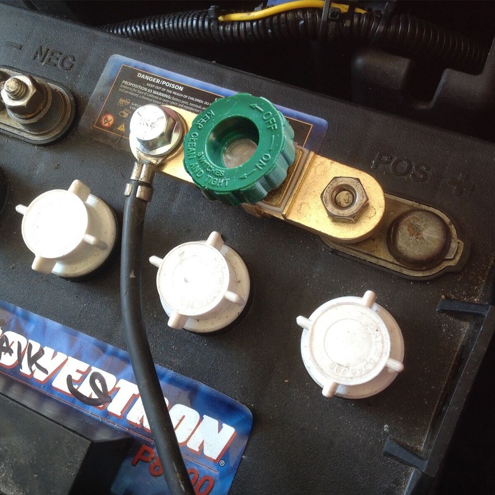 4PCS Side Post Battery Link Terminal Quick Cut-off Disconnect Kill Shut Switch