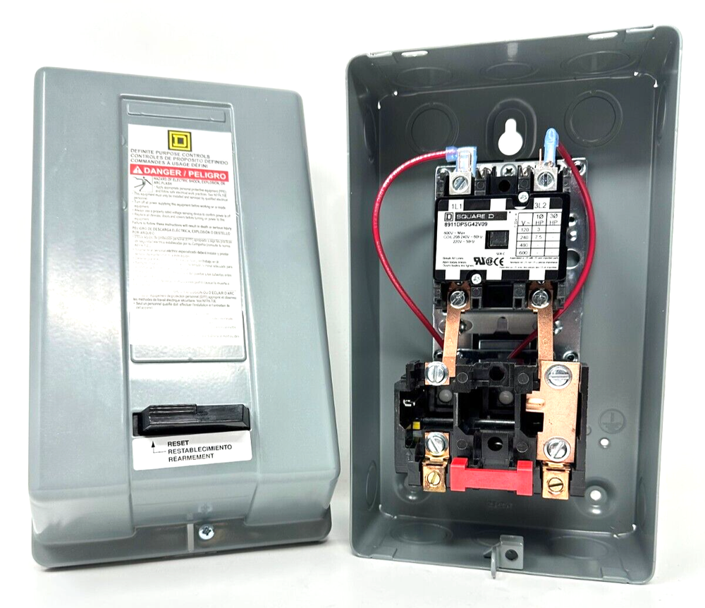 7.5HP SINGLE PHASE AIR COMPRESSOR MOTOR STARTER 208-240 VOLT 40 AMP