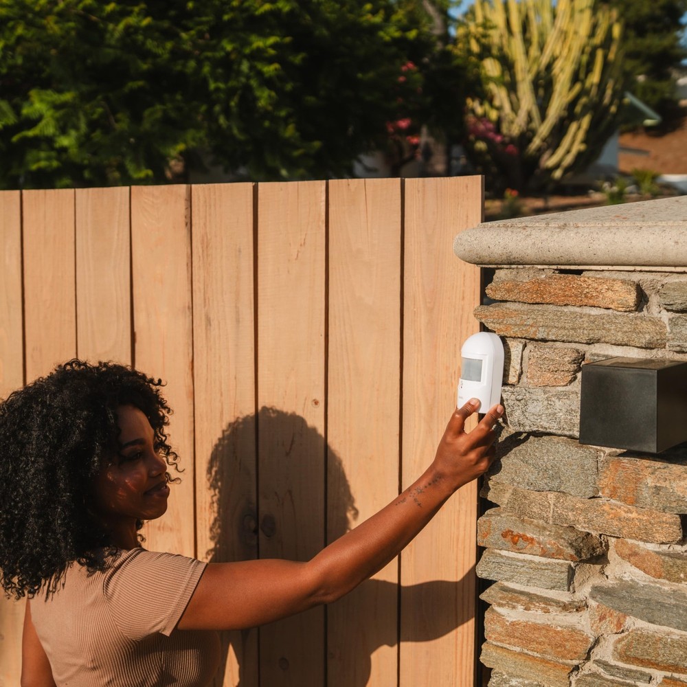 Sabre Driveway Alert, Wireless Motion Detector Sensor System with White