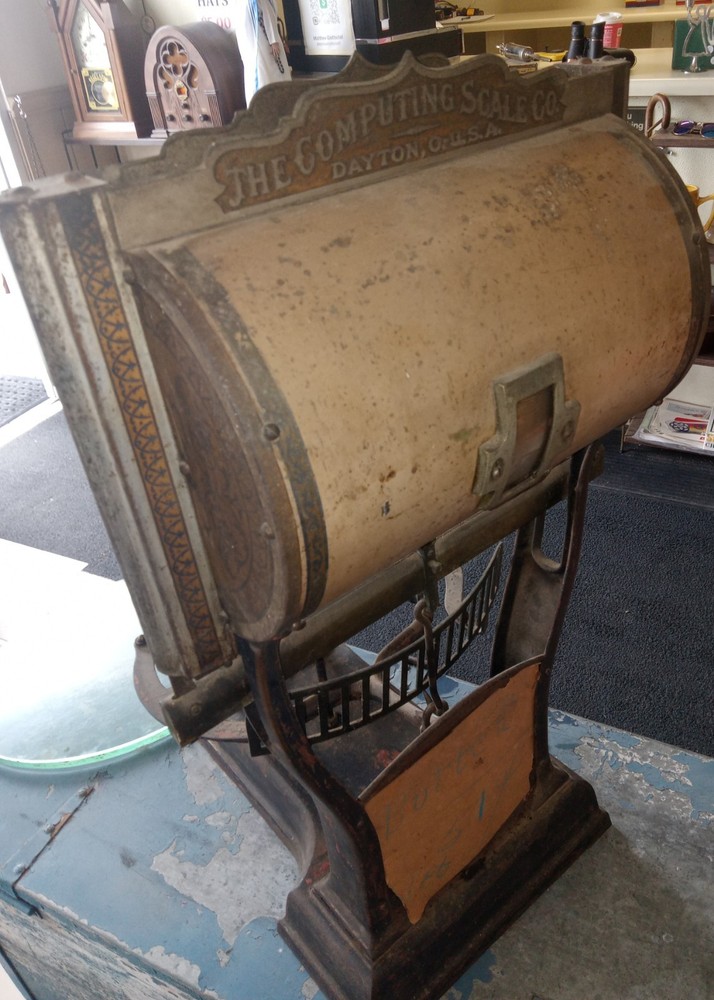 Antique Barrel Scale 1901 The Computing Scale Co