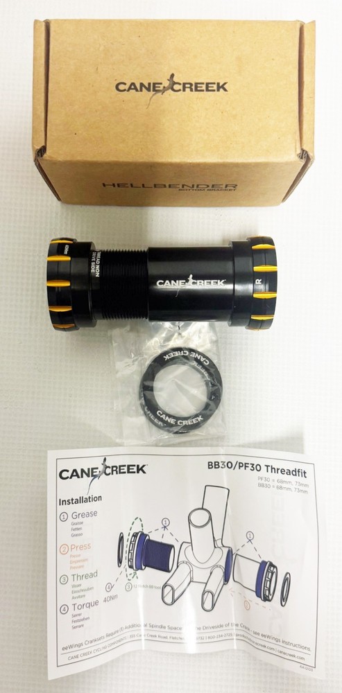 Cane creek Hellbender 110 BB30 Bottom Bracket 68/73mm 30mm