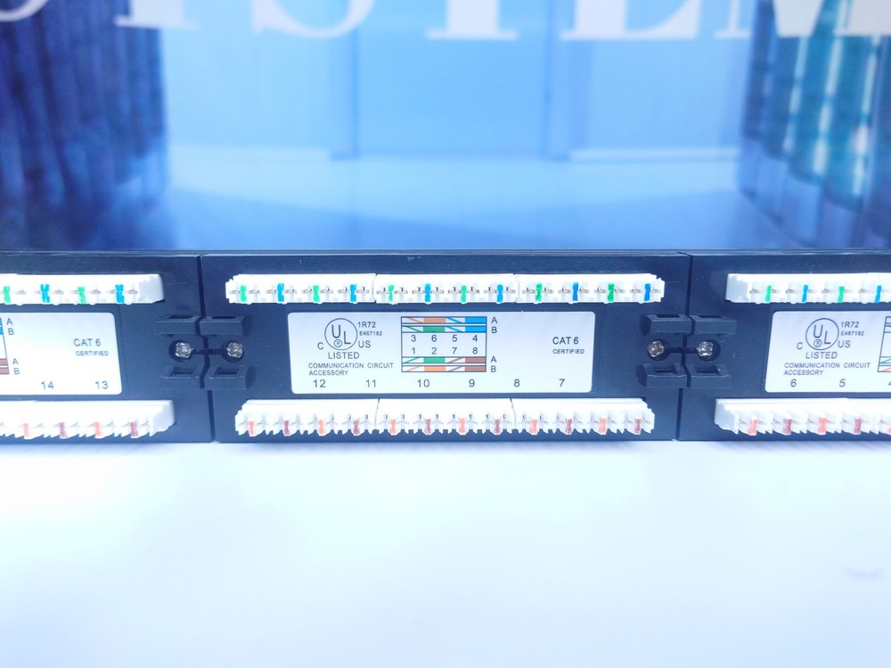 CAT6 24-PORT RACK-MOUNT PATCH PANEL