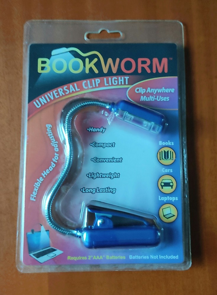 Bookworm LED Flexible Adjustable Book Reading Universal Clip Light